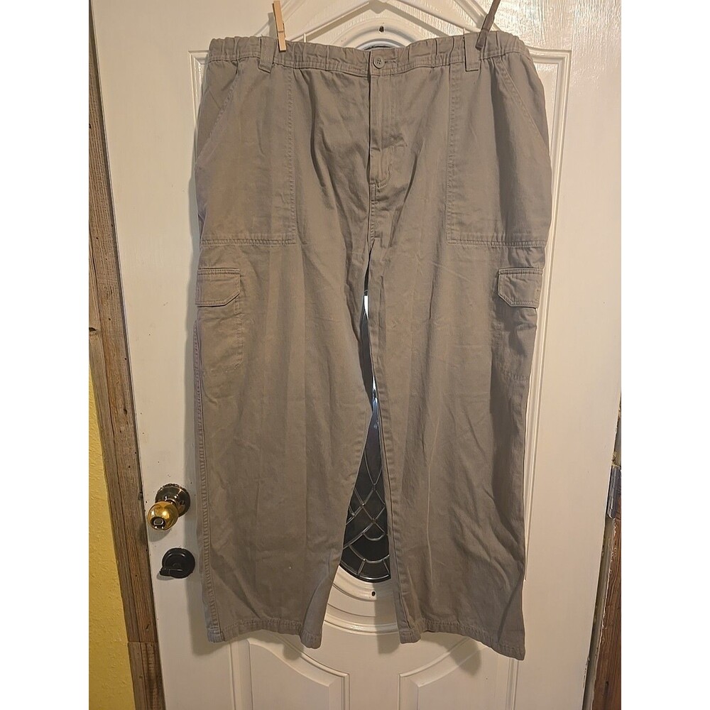 MENS MAGELLAN SPORTSWEAR KHAKI TAN CASUAL PANTS 5 POCKETS 44 X 30